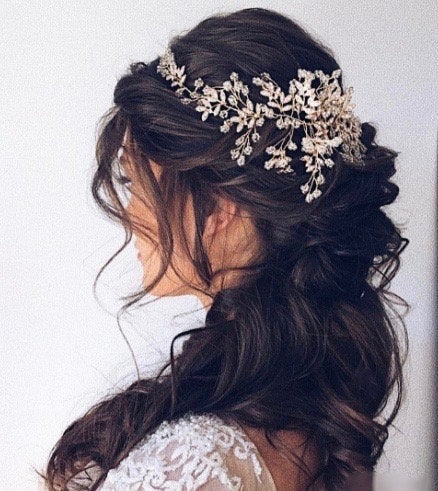 Molly - Bridal  Crystal Hair Piece