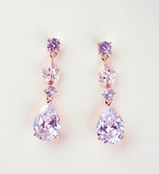 Crystal Bridal Earrings Drop Earrings Silver Wedding Jewelry Crystal drop Earrings Bridesmaids earrings Bridesmaids gift Wedding earrings