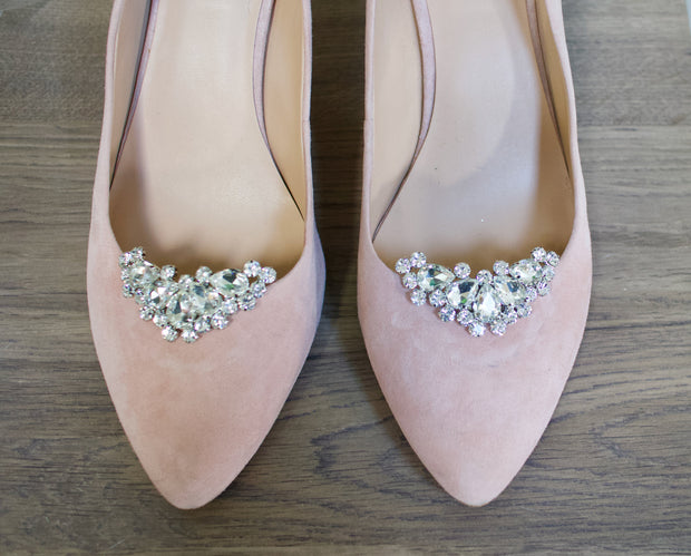 Wedding Shoe Clips Wedding shoes Bridal Shoe Clips Bridal Shoes Crystal Bridal Shoes Bridesmaids Gift Crystal shoe brooch