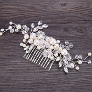 Bridal Hair Comb Wedding Comb Rhinestones Pearl Bridal Comb Pearl Comb Pearl Wedding Accessory Pearl Comb Bridal Jewelry