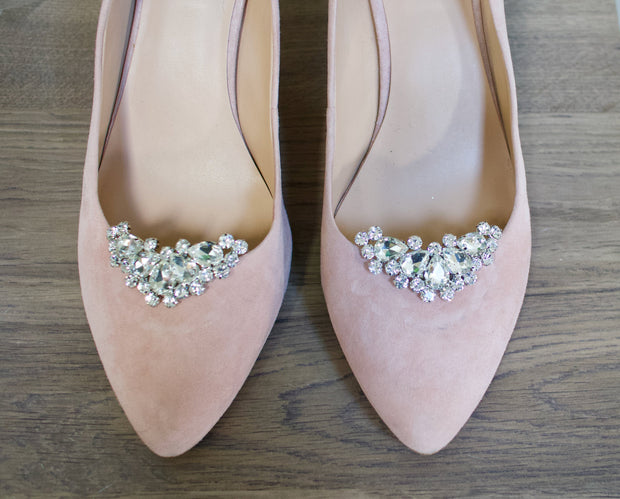 Bridal Shoe Clips Bridal Shoes Wedding Shoe Clips Wedding shoes Crystal Bridal Shoes Bridesmaids Gift Crystal shoe brooch