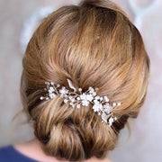 Bridal Hair vine SILVER Wedding hair vine ROSE Gold Bridal Hair piece Wedding Hair piece Bridal Hair accessories Wedding Hair Accessories