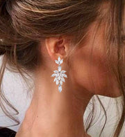 Rebecca-Crystal Bridal Earrings