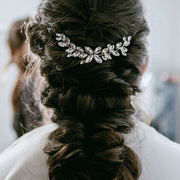 Bridal Crystal Hair Piece - Ebony