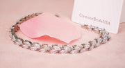 Rose Gold Crystal Bridal Earrings - Lisa