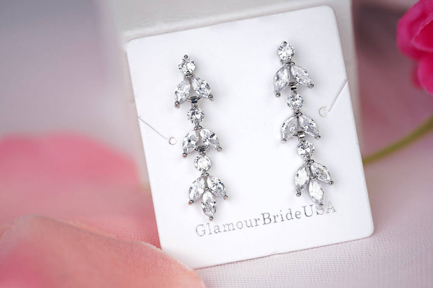 Maria-Crystal Bridal Earrings