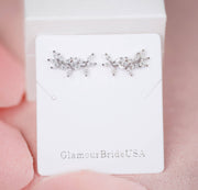 Mary - Minimalist Crystal Earrings