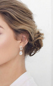 Jennifer - Crystal Bridal Necklace Set