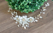 Lisa - Bridal floral hair vine